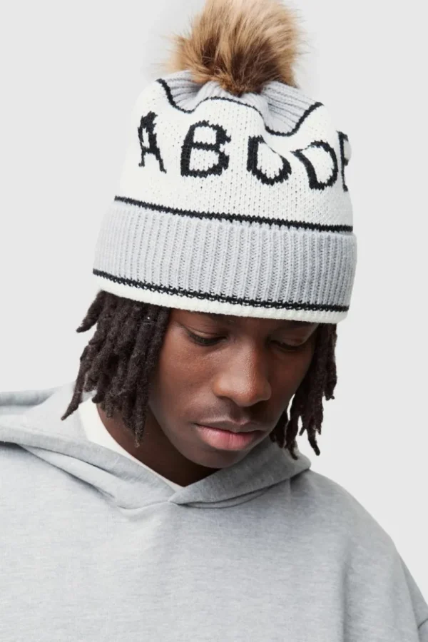 boohooMAN Abode Bobble Beanie | Hats & Caps