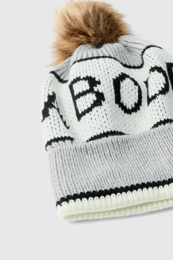 boohooMAN Abode Bobble Beanie | Hats & Caps