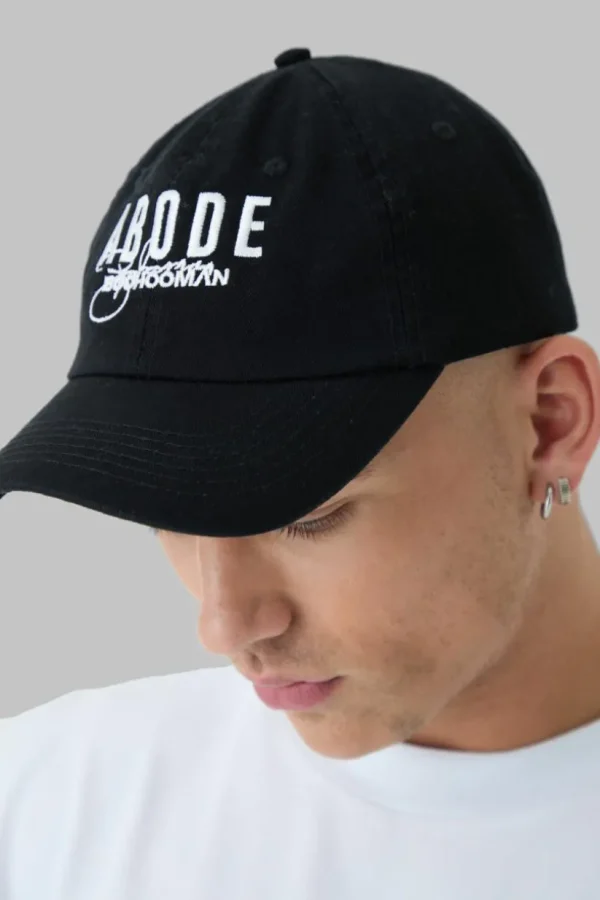 boohooMAN Abode Embroidered Trucker Cap | Hats & Caps