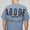 boohooMAN ABODE Heavyweight Oversized Boxy Print T-Shirt | T-Shirts