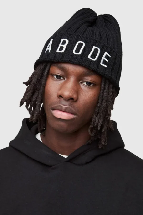 boohooMAN Abode Ribbed Beanie | Hats & Caps