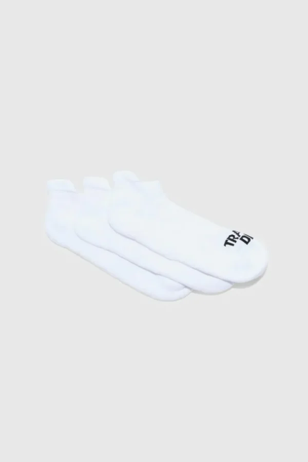 boohooMAN Active Training Dept Cushioned Trainer 3 Pack Socks | Training Dept | Gym Clothes