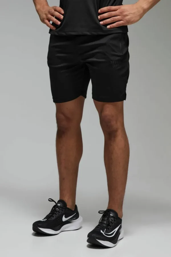 boohooMAN Active Training Dept 7inch Regular Fit Mesh Short | Gym Clothes