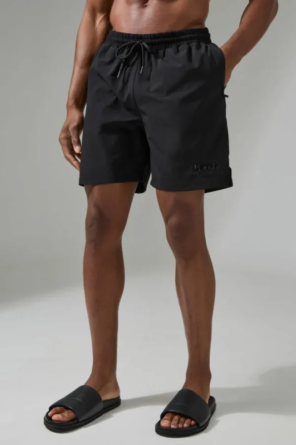 boohooMAN Active Training Dept.5inch Hybrid Regular Fit Swim Shorts | Training Dept | Gym Shorts