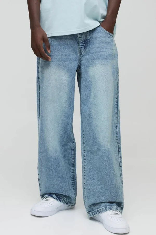 boohooMAN Baggy Rigid Jean | Basics - Elevated | Denim