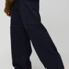 boohooMAN Baggy Twill Contrast Stitch Carpenter Trousers | Trousers