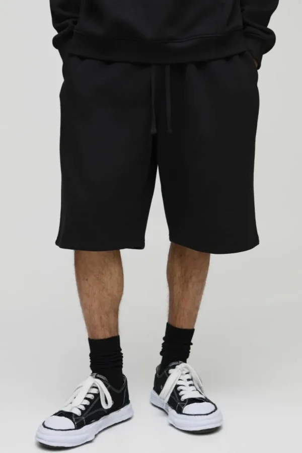 boohooMAN Basic Jersey Jorts | Shorts | Basics - Elevated