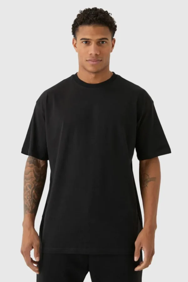 boohooMAN Basic Oversized Crew Neck T-shirt | T-Shirts