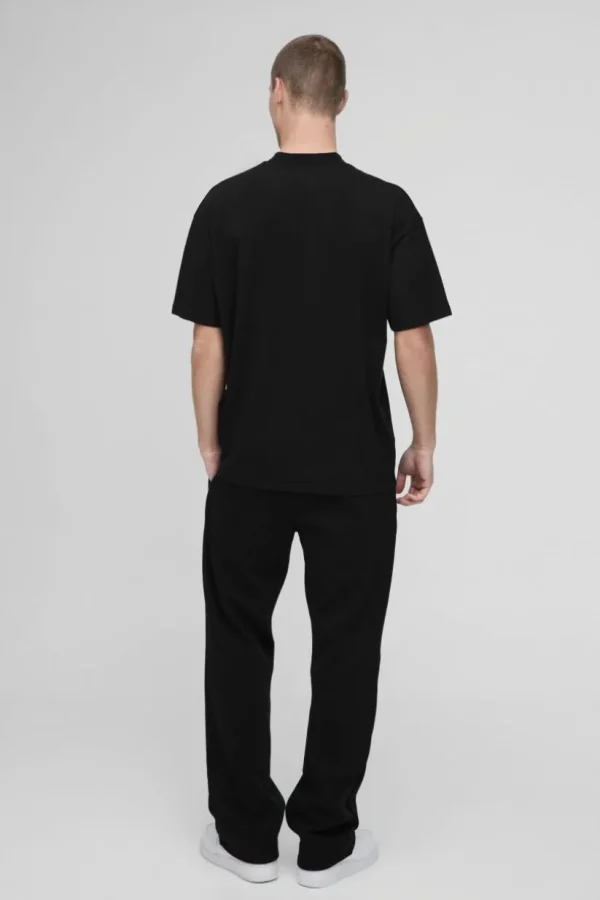 boohooMAN Basic Oversized Extended Neck T-Shirt | Basics - Elevated | T-Shirts