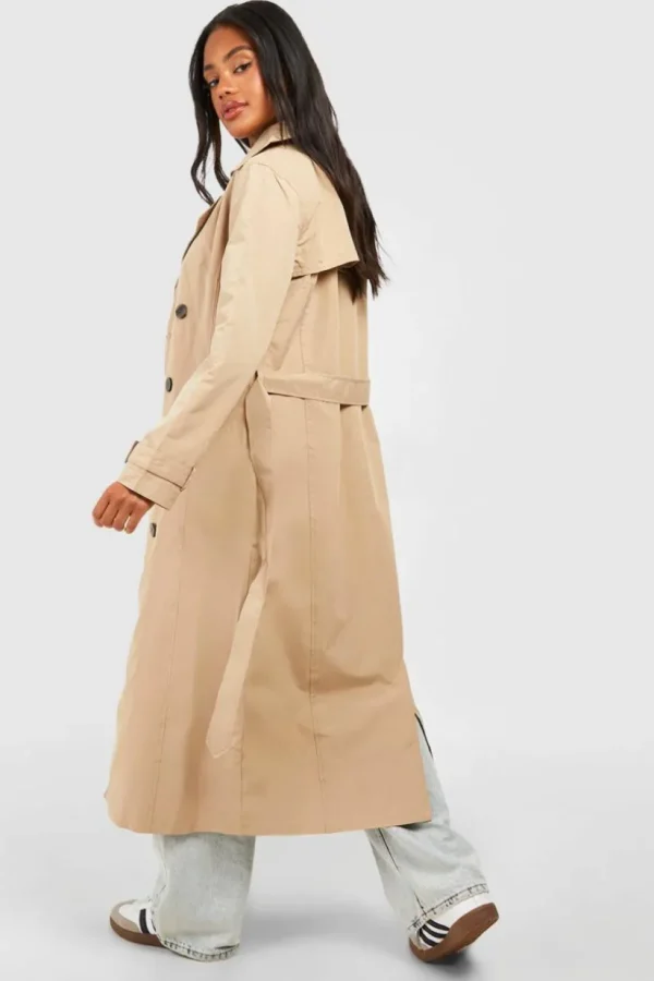 boohoo Belted Trench Coat | Women Shirts | Foundation