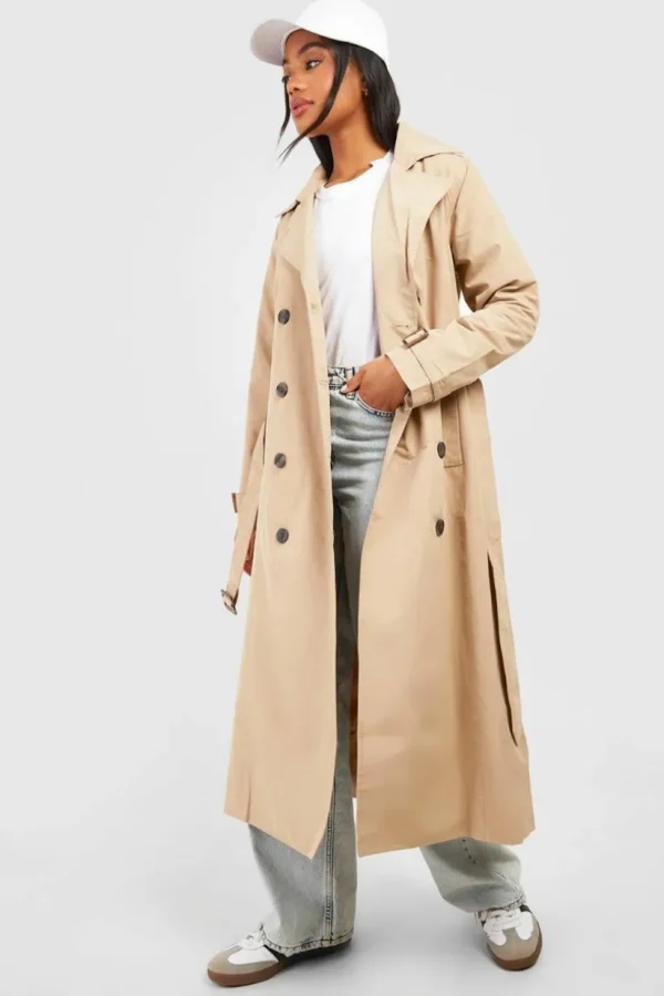 boohoo Belted Trench Coat | Women Shirts | Foundation