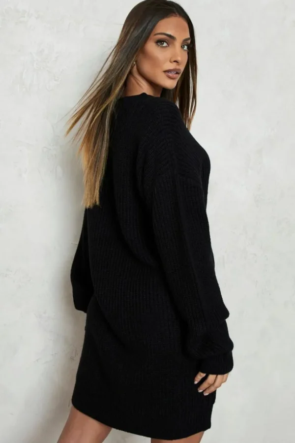 boohoo Crew Neck Jumper Dress | Women Shirts | Foundation