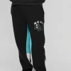 boohooMAN BM Varsity Applique Gusset Jogger | Joggers