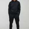 boohooMAN Bonded Scuba Hooded Tracksuit | Tracksuits