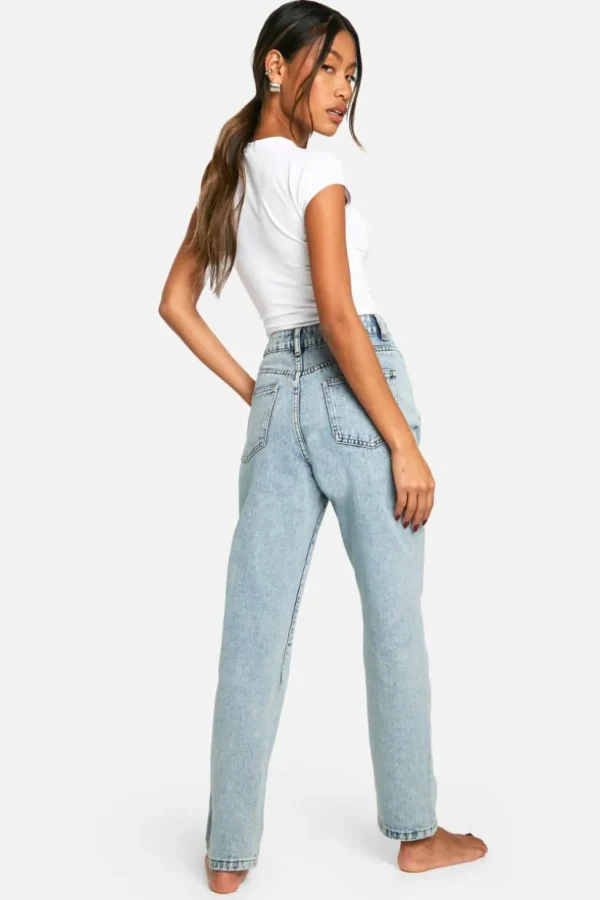 boohoo Basics High Waisted Slim Fit Jeans | Women Shirts | Foundation