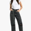 boohoo Basics Ripped Knee Straight Leg Jeans | Women Shirts | Foundation