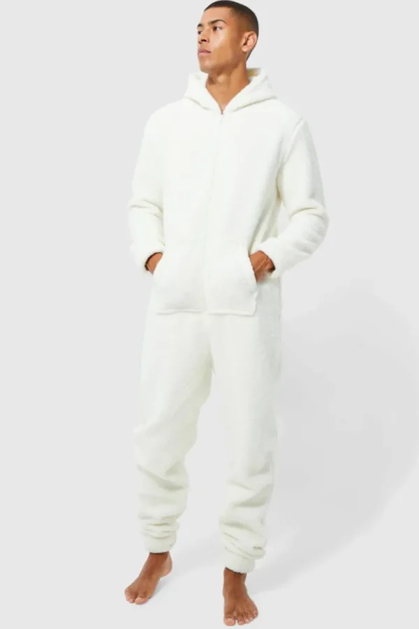 boohooMAN Borg Onesie | Loungewear