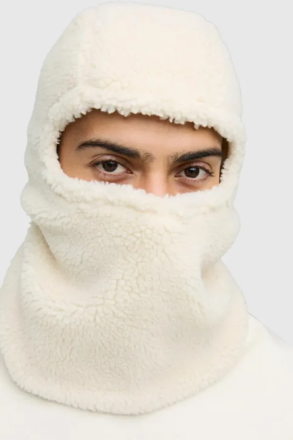 boohooMAN Borg Ski Hood | Hats & Caps