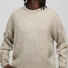 boohooMAN Boxy Boucle Knit Extended Neck Jumper | Knitwear | Going Out Knitwear