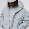 boohooMAN Boxy Crinkle Nylon Puffer In | Man | Coats & Jackets