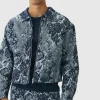 boohooMAN Boxy Floral Jacquard Denim Jacket | Man | Sets & Coords