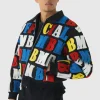 boohooMAN Boxy Letter Badge Collared Varsity Jacket In | Man | Coats & Jackets