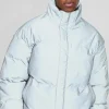 boohooMAN Boxy Reflective Ripstop Funnel Neck Puffer | Man | Coats & Jackets