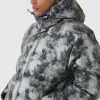 boohooMAN Boxy Washed Hooded Puffer Jacket In | Man | Coats & Jackets