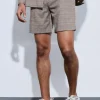 boohooMAN Check Oversized Tailored Shorts | Suits & Tailoring | Suits & Tailoring