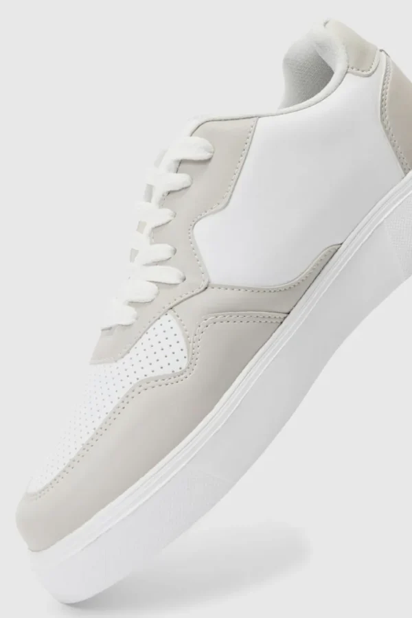 boohooMAN Chunky Mesh Panel Trainers In | Trainers & Hi-Tops | Footwear