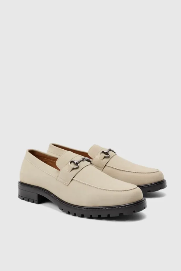 boohooMAN Chunky Snaffle Loafer In | Footwear