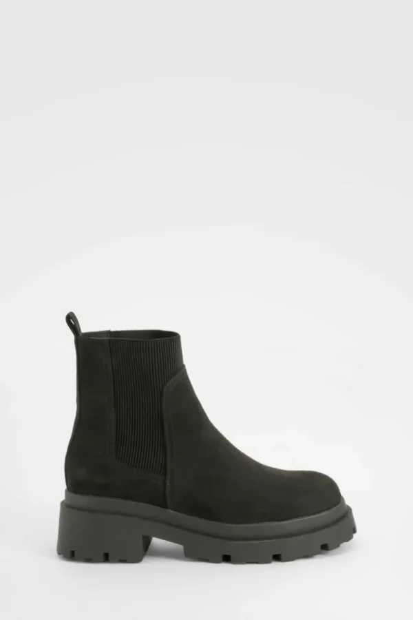 boohoo Chunky Sole Chelsea Boots | Women Shirts | Foundation