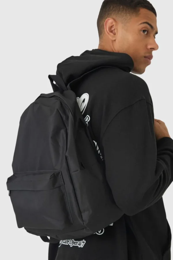 boohooMAN Classic Rucksack In | Bags & Wallets