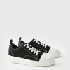 boohooMAN Contrast Stitch Canvas Trainer | Trainers & Hi-Tops | Footwear