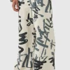 boohoo Denim Graffiti Laser Print Set | Sets & Coords | Sets & Coords