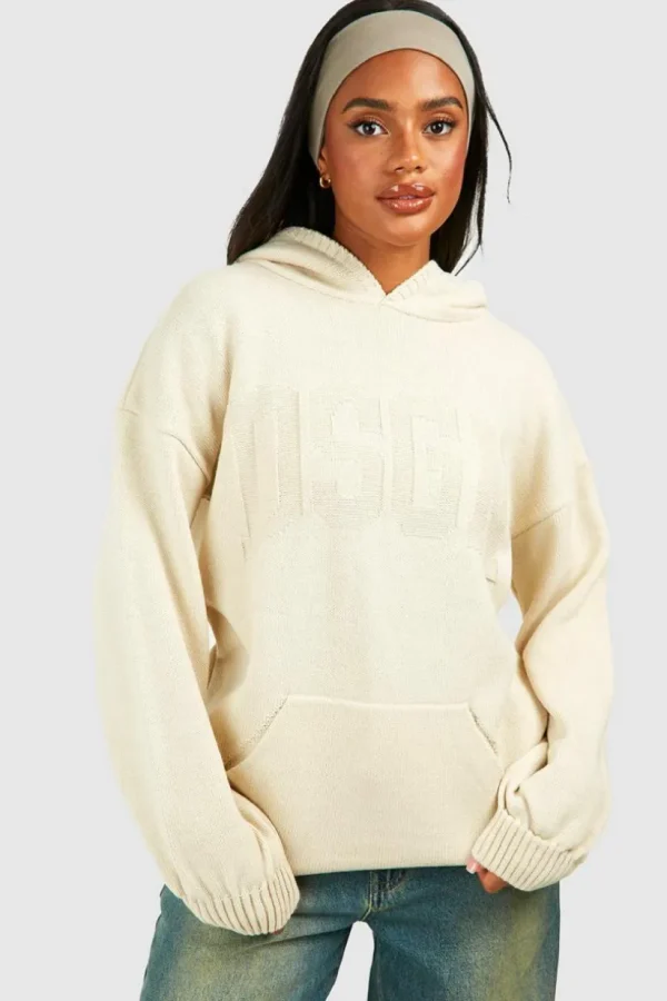 boohoo Dsgn Reverse Stitch Oversized Hoody | Women Shirts | Foundation