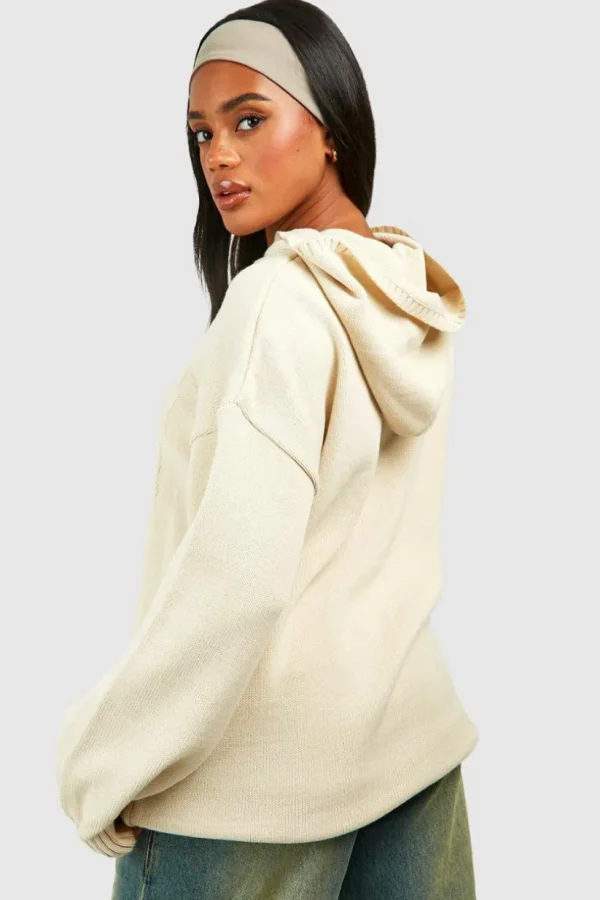 boohoo Dsgn Reverse Stitch Oversized Hoody | Women Shirts | Foundation