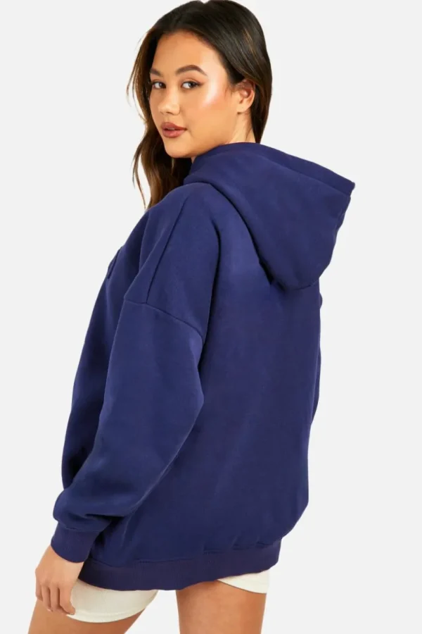 boohoo Dsgn Studio Embossed Oversized Hoodie | Women Shirts | Foundation