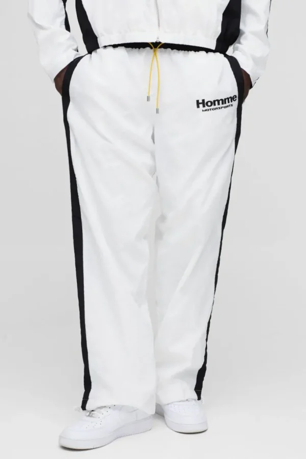 boohooMAN Elasticated Homme Parachute Trousers | Trousers