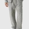 boohooMAN Elasticated Waist Boucle Straight Leg Trouser | Sets & Coords