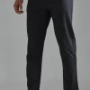 boohooMAN Elasticated Waist Slim Fit Smart Trousers | Suits Trousers | Going Out