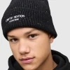 boohooMAN Embroidered Limited Edition Beanie | Hats & Caps
