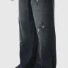 boohooMAN Extreme Baggy Star Applique Jeans | Denim | Going Out Denim