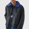 boohooMAN Extreme Oversized Faux Suede Aviator Jacket In | Coats & Jackets