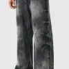 boohooMAN Extreme Super Baggy Acid Wash Jeans In | Denim | Going Out Denim