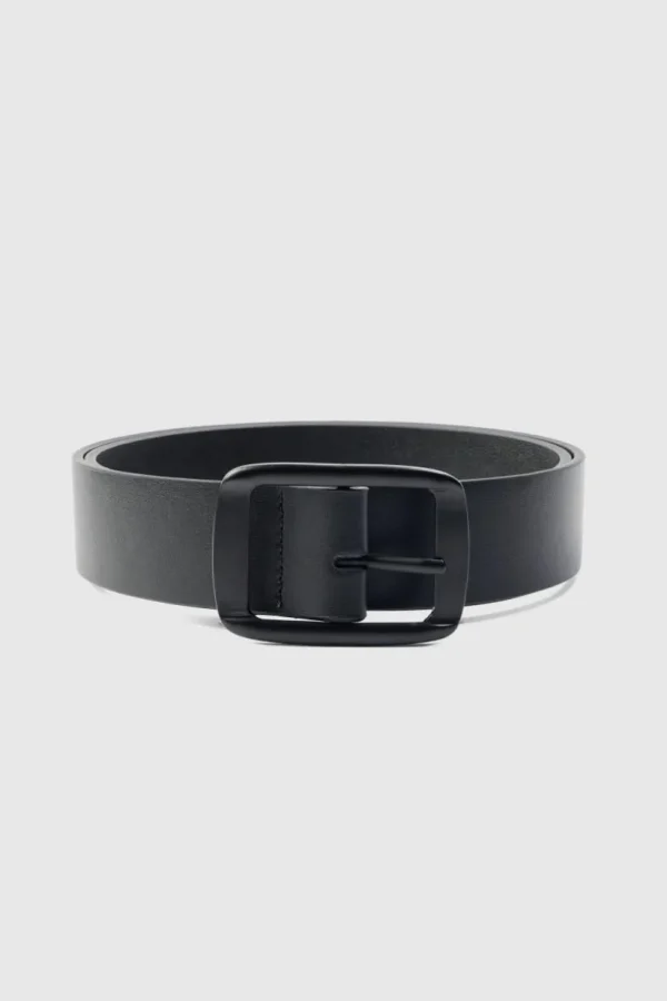 boohooMAN Faux Leather Matte Belt | Going Out | Belts