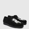 boohooMAN Faux Suede Flame Apron Front Shoes In | Footwear