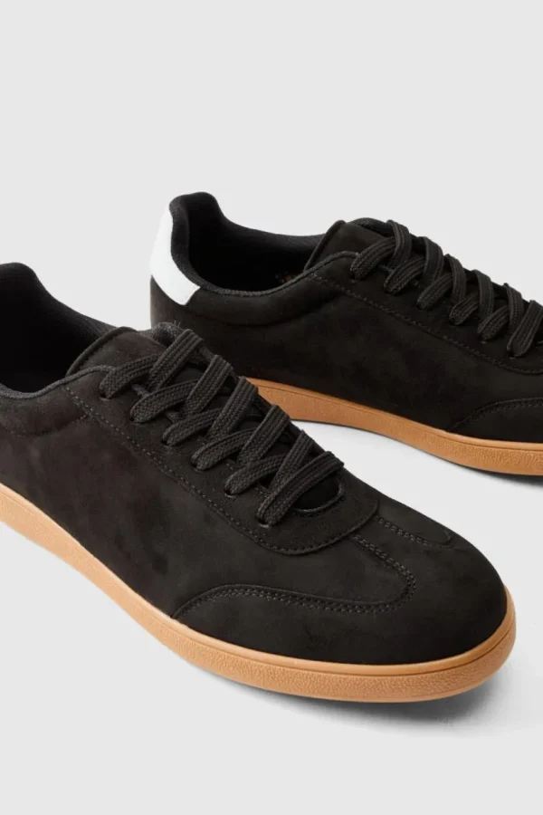 boohooMAN Faux Suede Trainer In | Trainers & Hi-Tops | Footwear