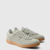 boohooMAN Faux Suede Trainer In with white detail | Trainers & Hi-Tops | Footwear