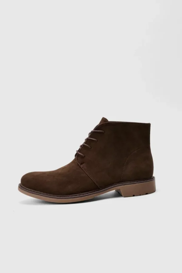 boohooMAN Faux Suede Worker Boot In | Boots | Footwear